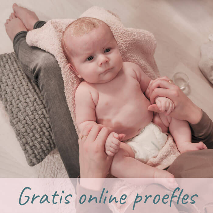 gratis online proefles babymassage